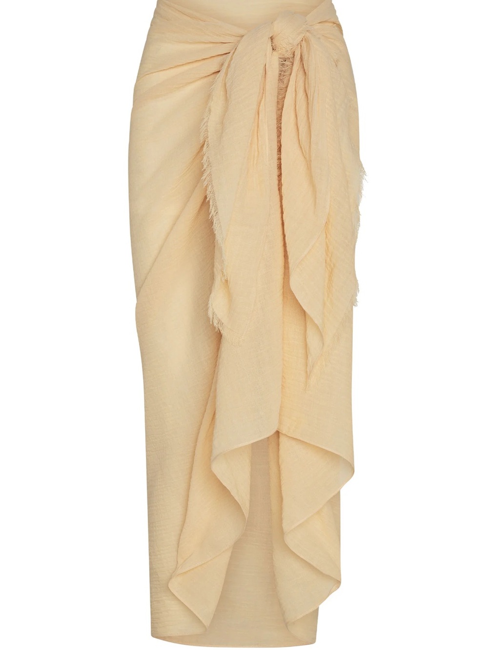 Monday Swimwear St. Tropez Sarong in Oat Crinkle